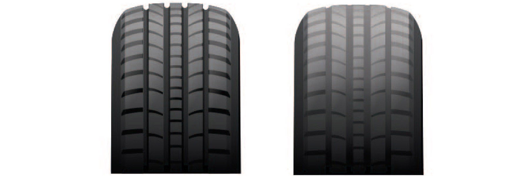 Tire tread depth comparison at Ken Ganley Kia Alliance in Alliance OH